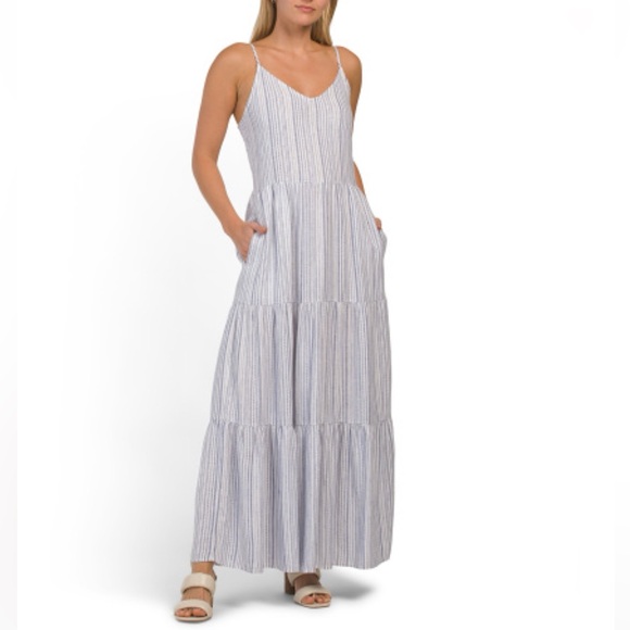 Splendid Dresses & Skirts - SPLENDID Linen Blend Marseille Maxi Dress